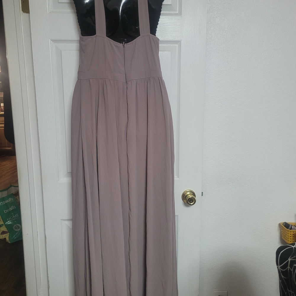 Lulu's One Shoulder Lavender Dress - Picture 3 of 6